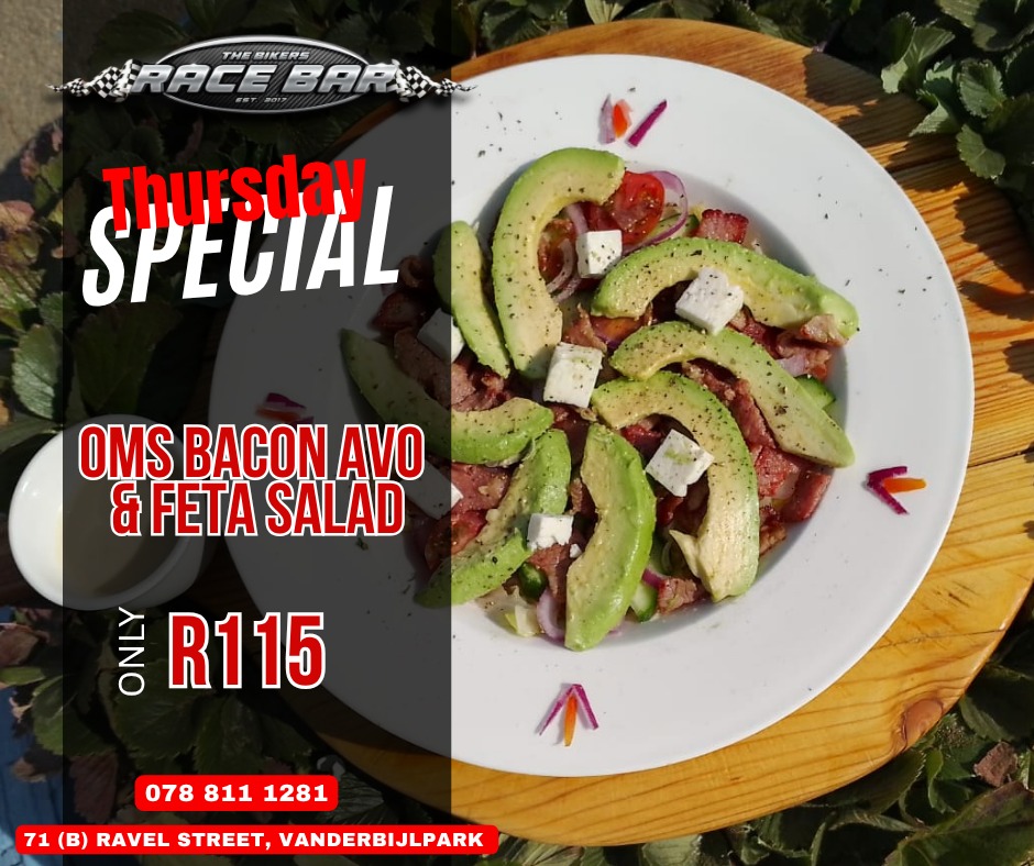 OMS BACON AVO & FETA SALAD